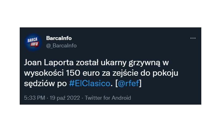 MEGA kara dla Joana Laporty... xD