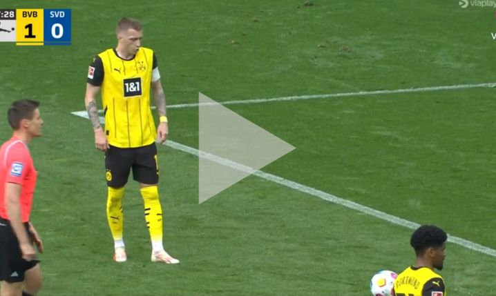 Marco Reus STRZELA Z WOLNEGO w ostatnim meczu na stadionie BVB! [VIDEO]