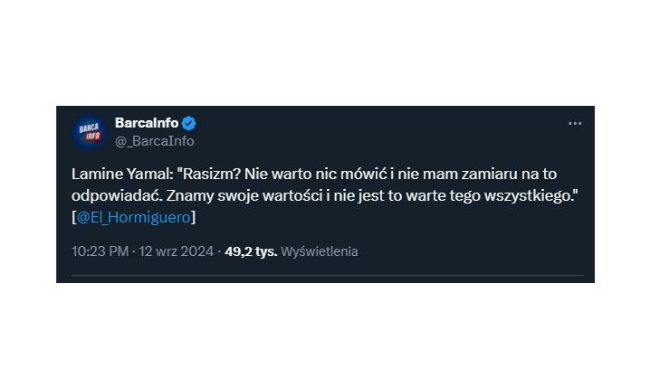 Lamine Yamal KRÓTKO o rasizmie!