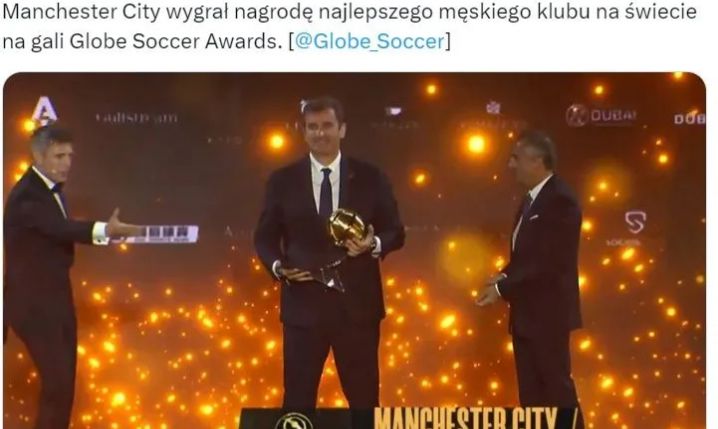 ZASKAKUJĄCY wybór najlepszego klubu sezonu na gali Globe Soccer Awards!