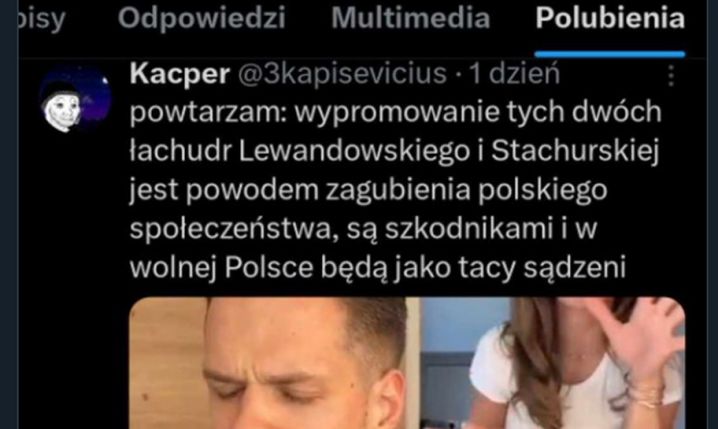 TAKI WPIS o Lewandowskich polajkował Kamil Glik...