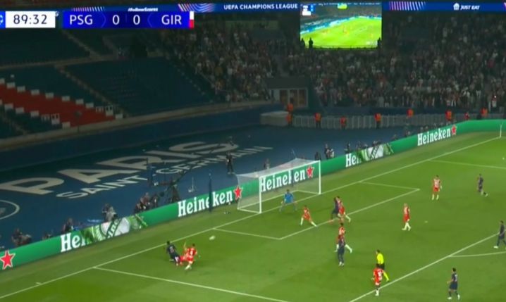 FATALNY błąd bramkarza Girony! Tak w 90 minucie padł gol dla PSG... [VIDEO]