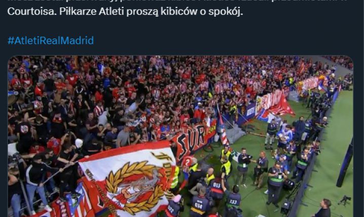 DLATEGO mecz Atletico - Real został przerwany!