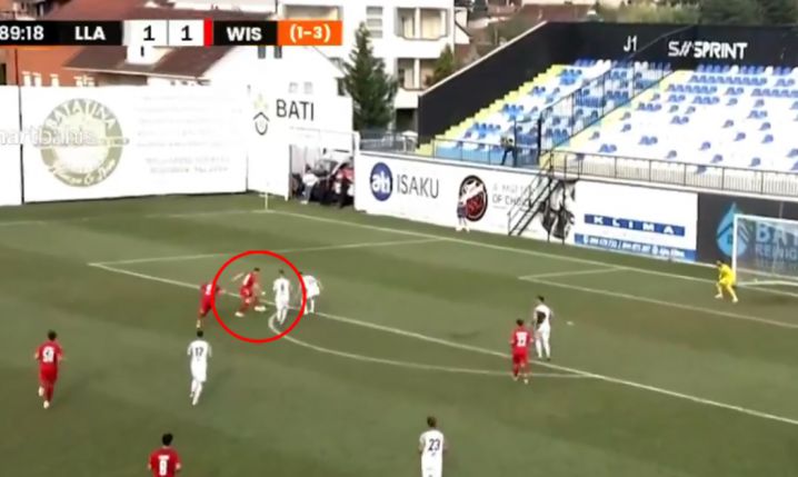 TAKIEGO GOLA strzelił Kiakos w 90 minucie z KF Llapi! 1-2 [VIDEO]