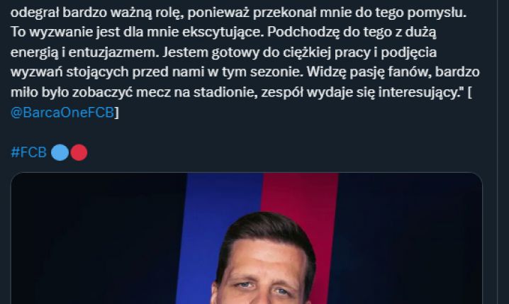 Szczęsny zdradza kulisy transferu do Barcelony: ''to on zadzwonił pierwszy...''