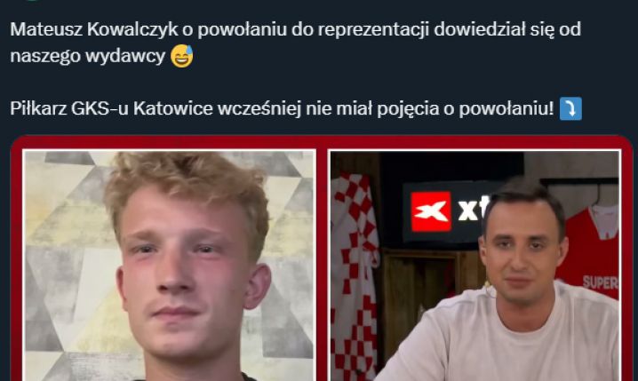 W TAKI SPOSÓB Mateusz Kowalczyk dowiedział się o powołaniu... XD