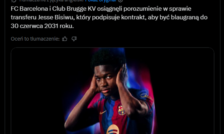OFICJALNIE! Barcelona ogłosiła kolejny transfer!