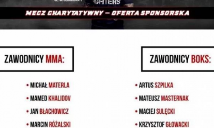 HIT! Czeka nas mecz piłkarski MMA vs. Boks. Oto składy