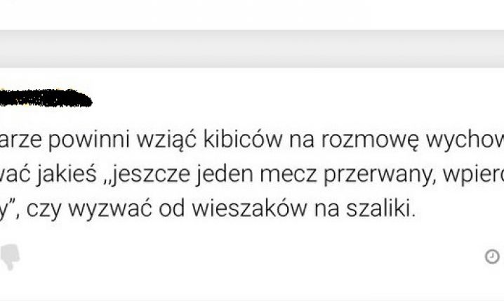 ZŁOTY komentarz na Weszło dot. wczorajszego meczu Piast vs. Górnik