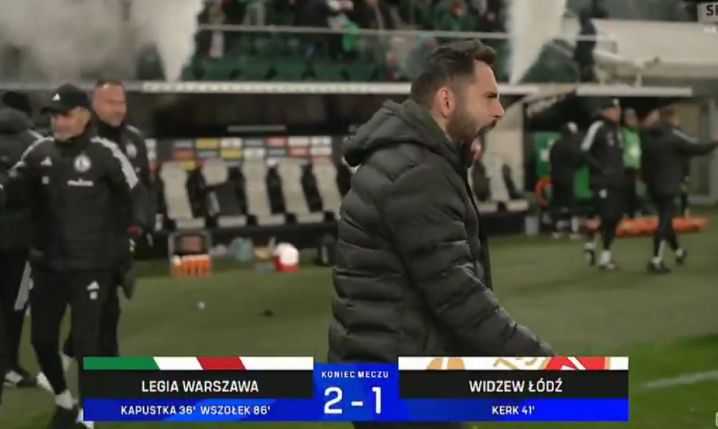 REAKCJA Feio po końcowym gwizdku z Widzewem! [VIDEO]