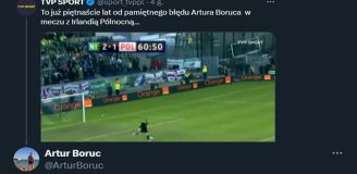 ODPOWIEDŹ Artura Boruca na post TVP Sport przypominający jego wpadkę!