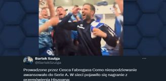 SŁOWA Cesca Fabregasa po awansie Como do Serie A!