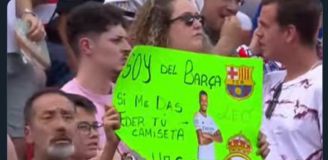 W taki sposób ''KIBIC'' Barcelony próbował zdobyć koszulkę Realu Madryt XD