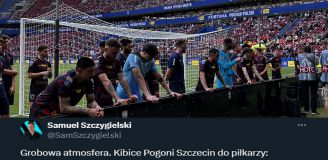MOCNE SŁOWA kibiców Pogoni Szczecin do zawodników!
