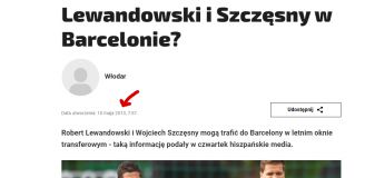 ARTYKUŁ o Lewandowskim i Szczęsnym z 2013 roku... :D