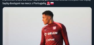 DWÓCH kadrowiczów poza kadrą na mecz z Portugalią!