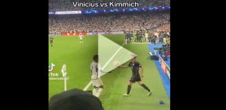Kimmich podaje piłkę Viniciusowi, a ten... [VIDEO]