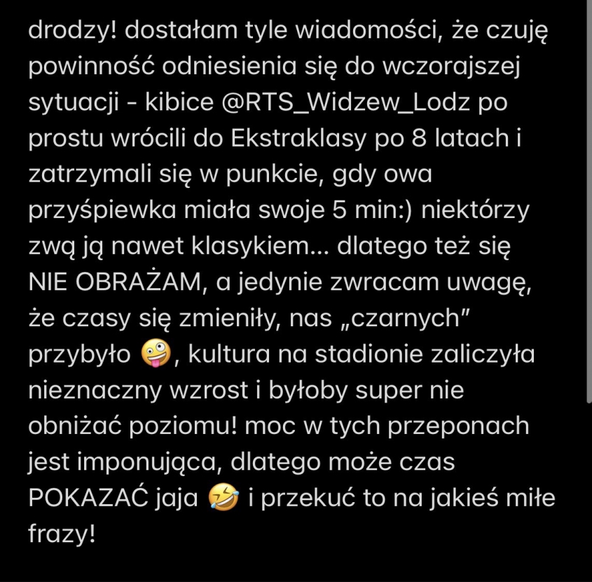 Maja Strzelczyk SKOMENTOWAŁA wczorajszy incydent z kibicami Widzewa...