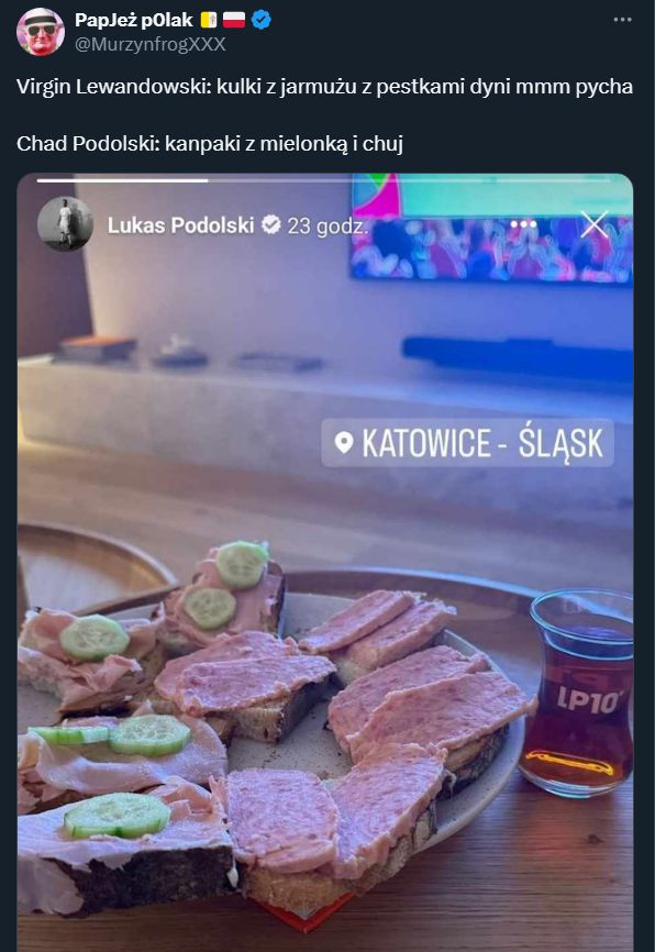 Lukas Podolski wrzucił zdjęcie swojej kolacji... :D