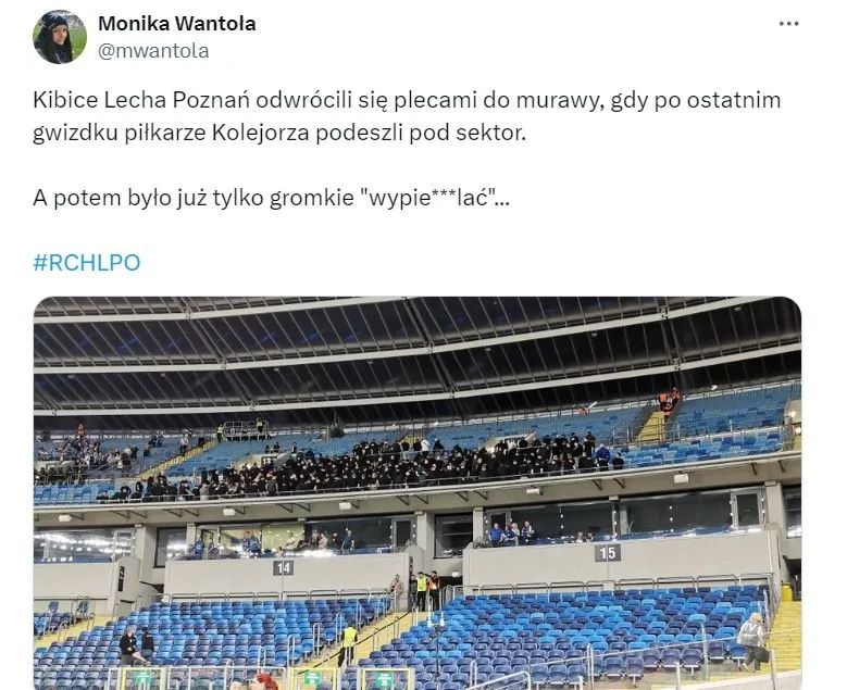 REAKCJA kibiców Lecha Poznań po końcowym gwizdku...