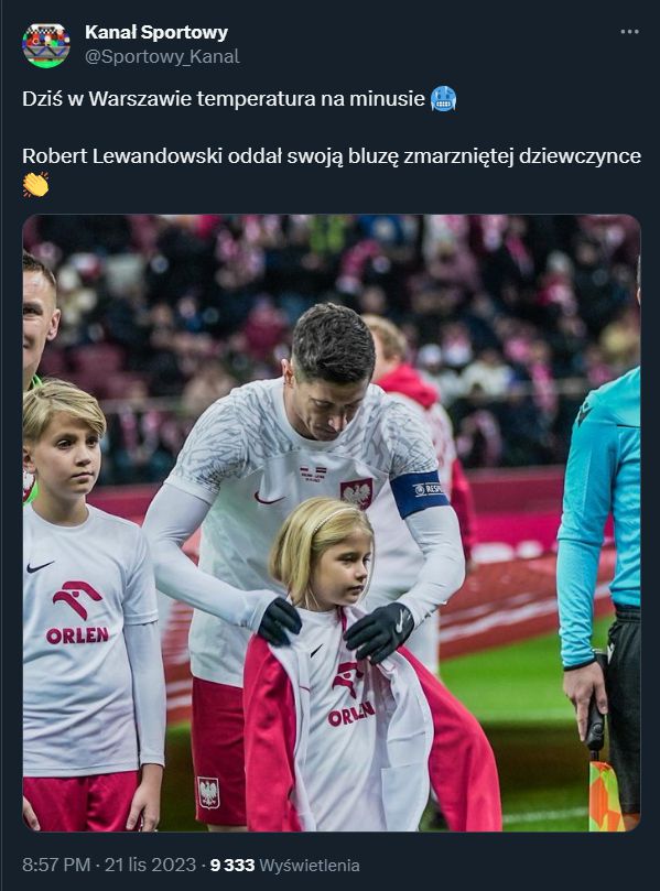 GEST Lewandowskiego przed meczem z Łotwą!