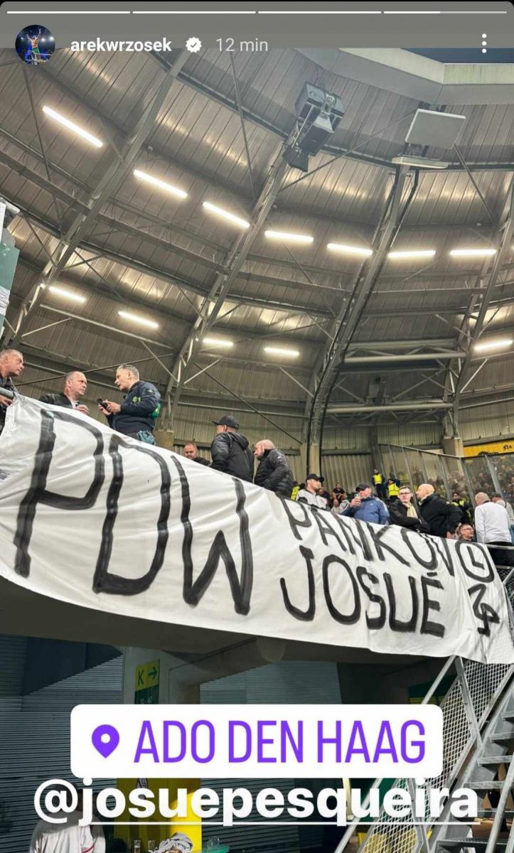 Kibice ADO Den Haag solidaryzują się z Josue i Pankovem!