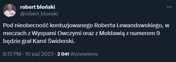 Oto NOWA ''9'' reprezentacji Polski pod nieobecność Lewego!