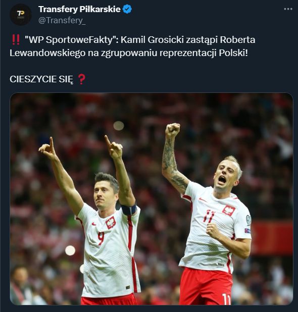 HIT! Wiadomo, kto ''ZASTĄPI'' Lewego na zgrupowaniu reprezentacji Polski!