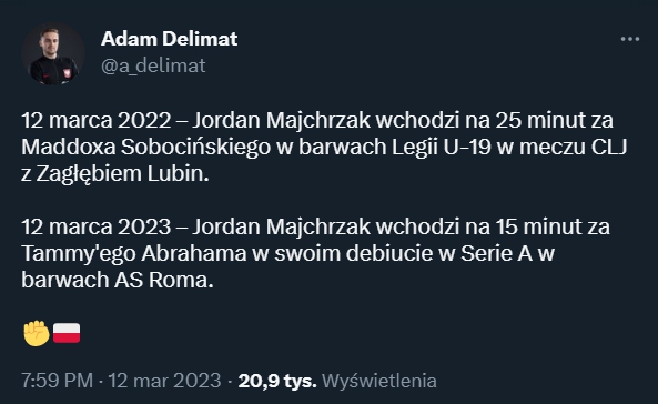 Jordan Majchrzak ROK TEMU vs TERAZ