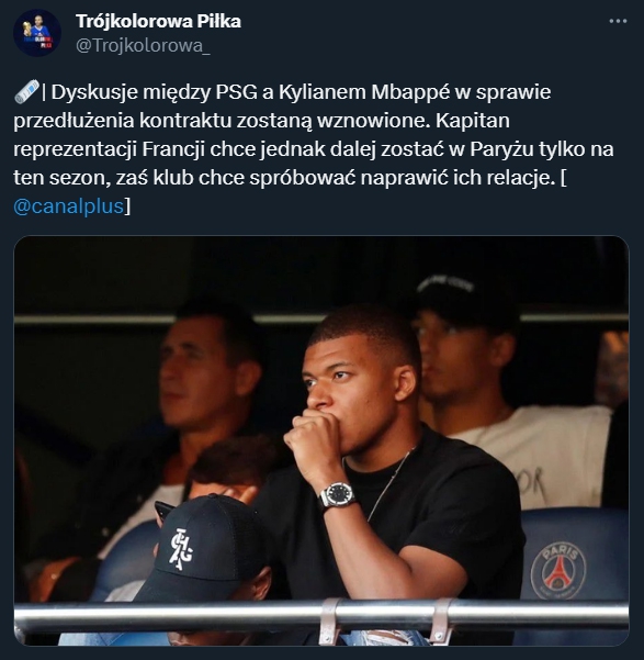 ROZMOWY z Kylianem Mbappe ZOSTANĄ WZNOWIONE!