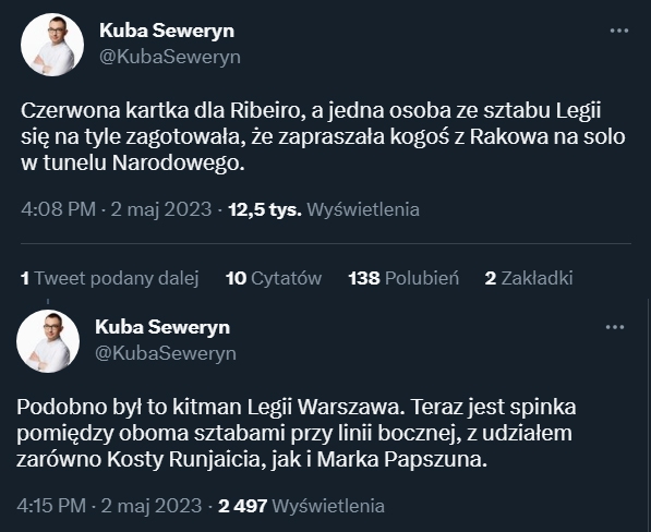 SPINA po czerwonej kartce zawodnika Legii Warszawa!