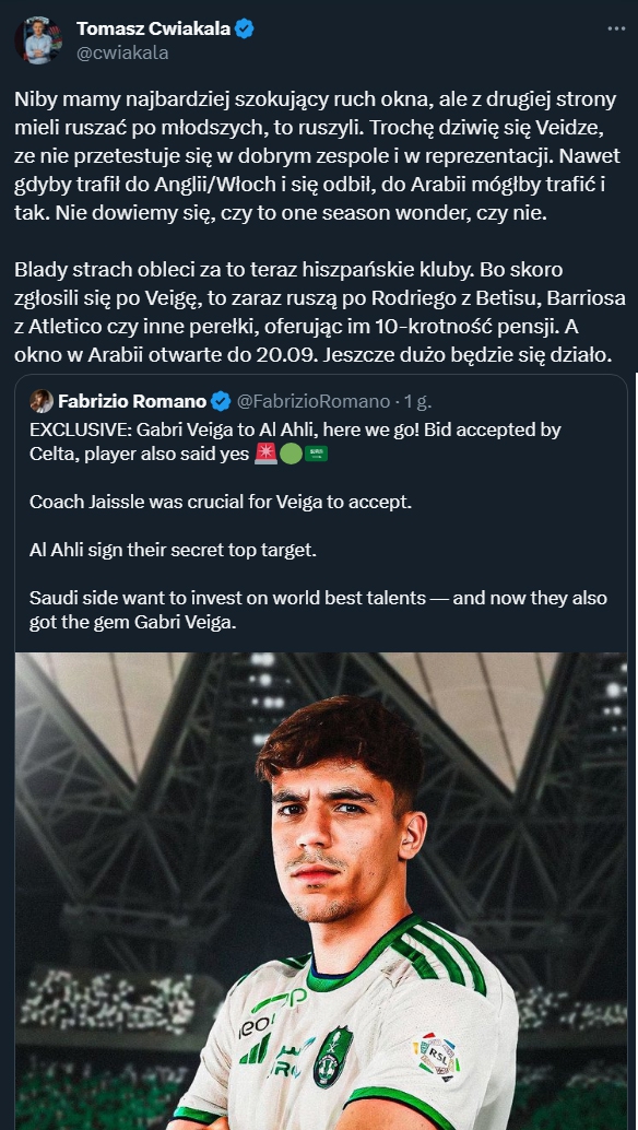 HERE WE GO! Młody talent przechodzi do Al Ahli!