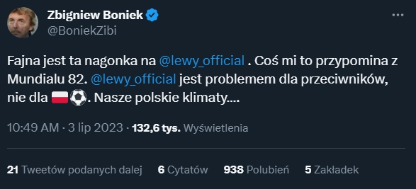Zbigniew Boniek o nagonce na Lewandowskiego...