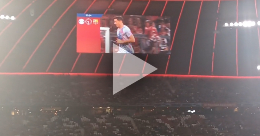 TAK Allianz Arena PRZYWITAŁA Roberta Lewandowskiego [VIDEO]