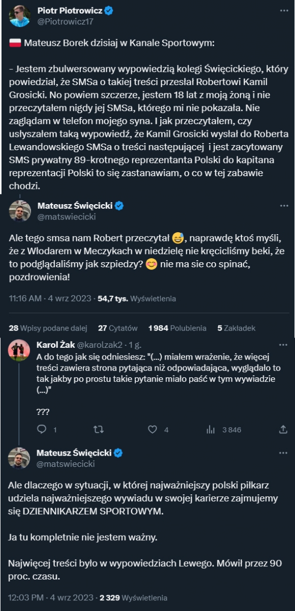 Mateusz Święcicki ODPOWIADA na ''zarzuty'' Mateusza Borka!