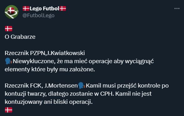 SŁOWA rzecznika prasowego Kopenhagi nt. Kamila Grabary!