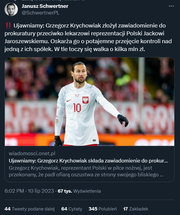 GRUBA AFERA! Krychowiak złożył zawiadomienie przeciwko lekarzowi reprezentacji Polski!