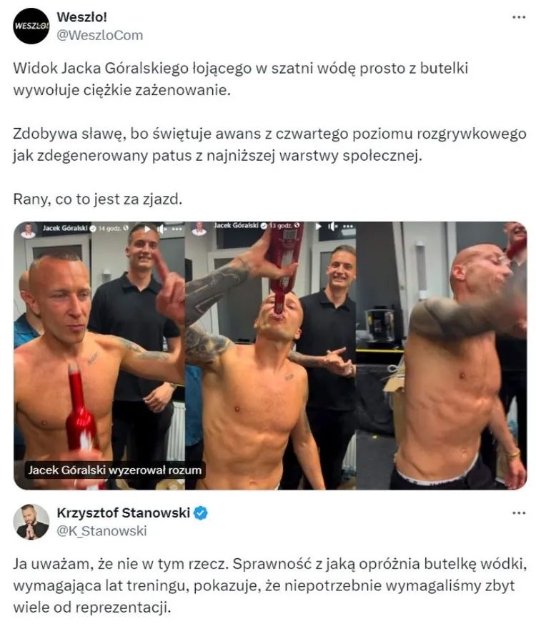 Krzysztof Stanowski MOCNO o ''popisie'' Jacka Góralskiego...