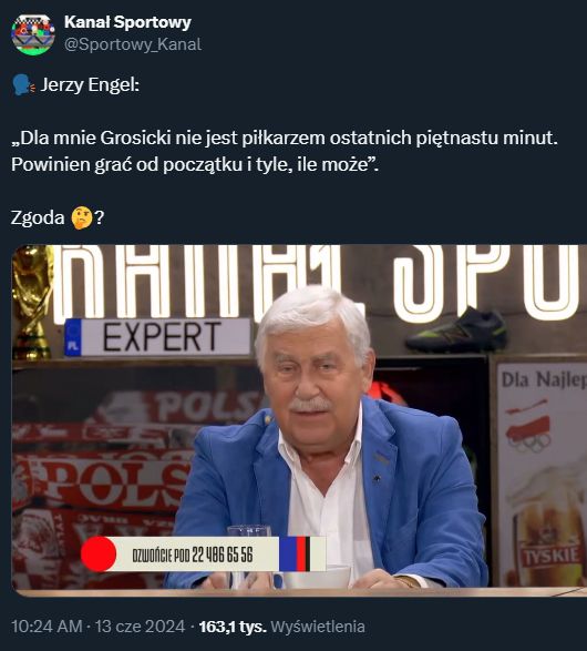 Tego zawodnika Jerzy Engel widzi w wyjściowym składzie Polski... xD