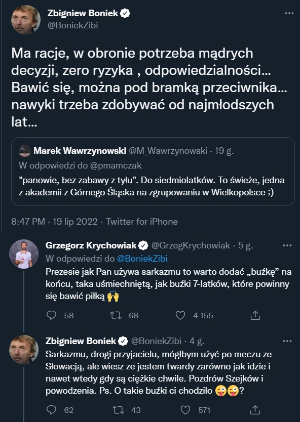 SPIĘCIE Bońka z Krychowiakiem na Twitterze!