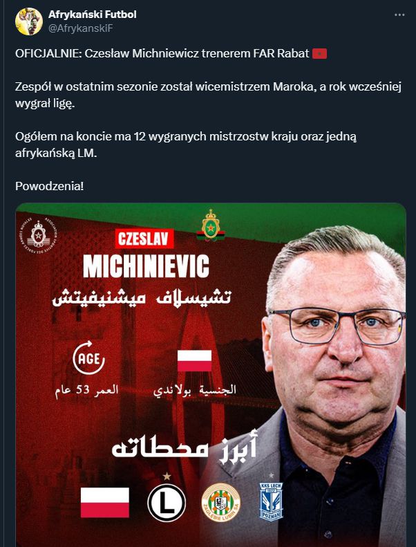 OFICJALNIE! Czesław Michniewicz wraca na ławkę trenerską!