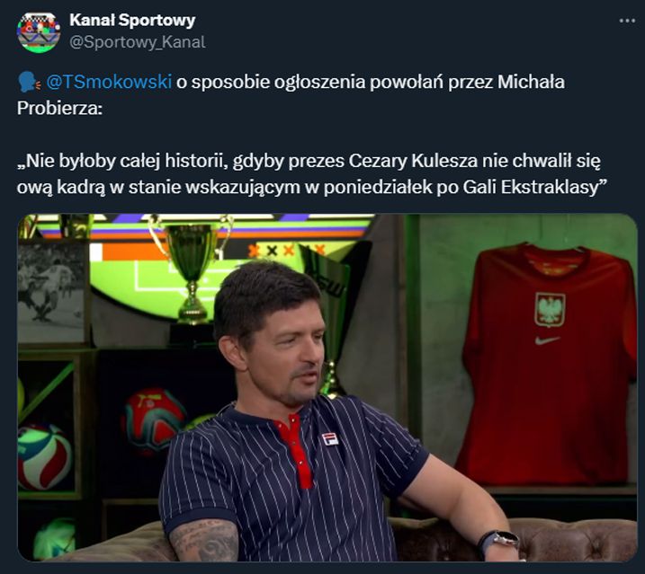 DLATEGO Michał Probierz w taki sposób musiał ogłosić kadrę Polski... xD