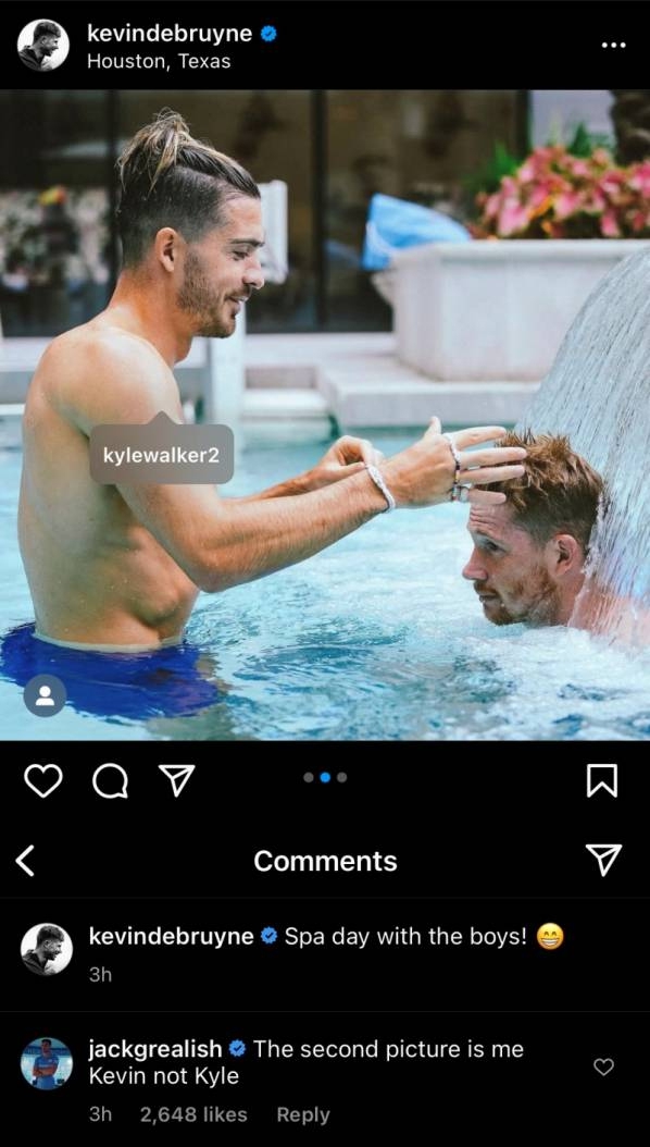 De Bruyne pomylił kolegów z drużyny na Instagramie! :D