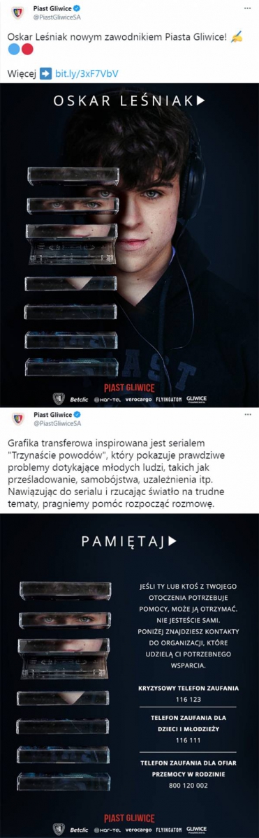 TAK Piast Gliwice ogłasza transfer nowego piłkarza!