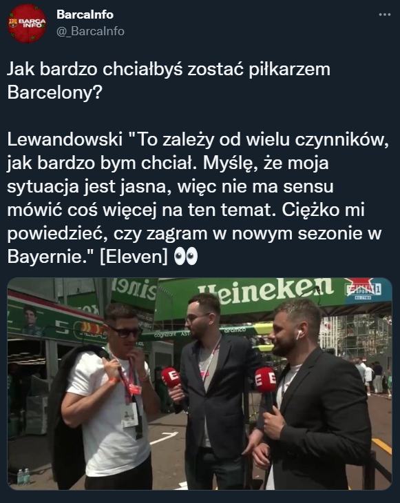 ODPOWIEDŹ Lewandowskiego na pytanie dziennikarzy Eleven! :D