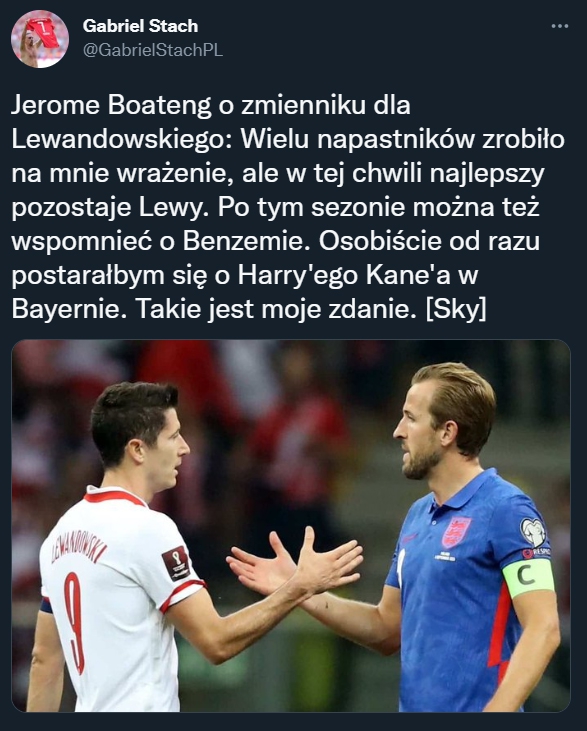 Boateng WYTYPOWAŁ następcę Lewandowskiego w Bayernie!