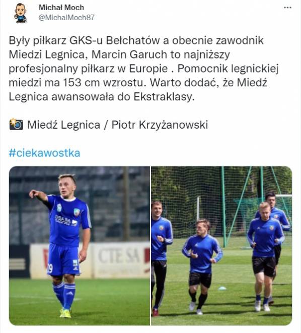 NAJNIŻSZY profesjonalny zawodnik w Europie zagra w Ekstraklasie! :D