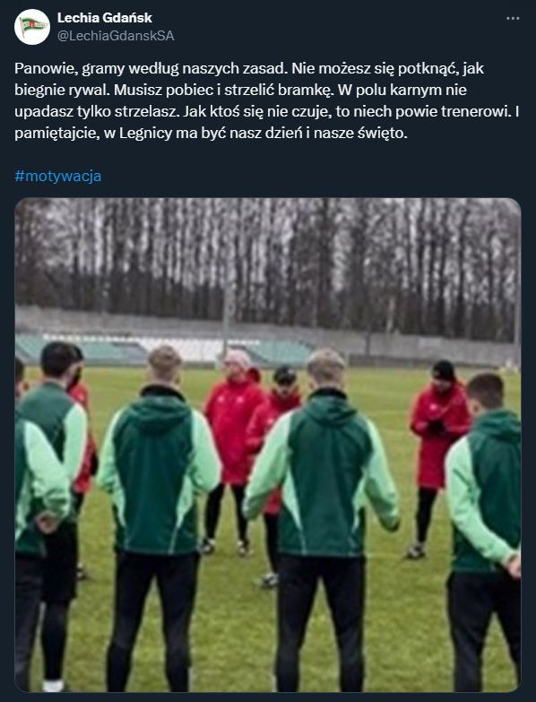 W taki sposób Lechia Gdańsk naśmiewa się z Arki Gdynia.. xD