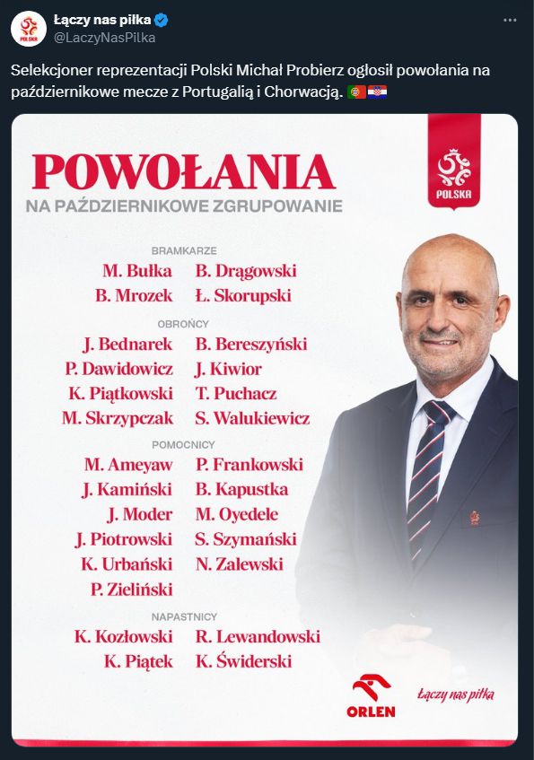 ZASKAKUJĄCE POWOŁANIA do reprezentacji Polski na październikowe mecze!