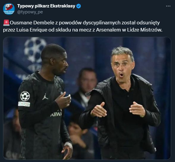 Dembele dyscyplinarnie ODSUNIĘTY od składu PSG!